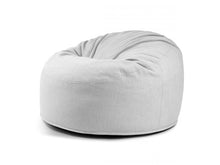 Laden Sie das Bild in den Galerie-Viewer, Foam Bean bag Om 110 Gaia White Grey