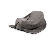 Load image into Gallery viewer, Bean bag Cocoon 100 Waves Dark Grey