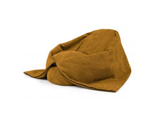 Load image into Gallery viewer, Bean bag Cocoon 80 Waves Mustard