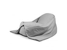 Load image into Gallery viewer, Bean bag Cocoon 120 Teddy White Grey