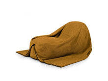 Load image into Gallery viewer, Bean bag Cocoon 120 Waves Mustard