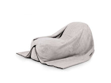 Cargar imagen en el visor de la galería, Bean bag Cocoon 120 Waves White Grey