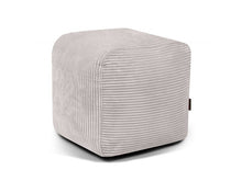Laden Sie das Bild in den Galerie-Viewer, Pouf Plus 50 Waves White Grey