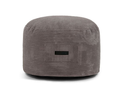 Foam Footstool On 60 Waves Dark Grey
