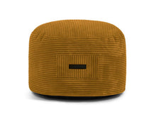 Load image into Gallery viewer, Foam Footstool On 60 Waves Mustard
