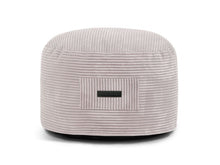 Load image into Gallery viewer, Foam Footstool On 60 Waves White Grey