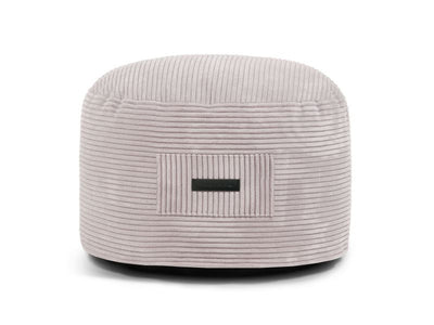 Foam Footstool On 60 Waves White Grey
