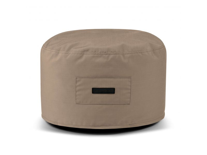 Foam Footstool On 60 Colorin Taupe