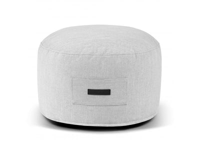 Foam Footstool On 60 Gaia White Grey