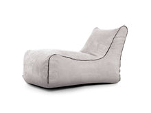 Charger l'image dans la galerie, Bean bag Lounge Zip Waves White Grey
