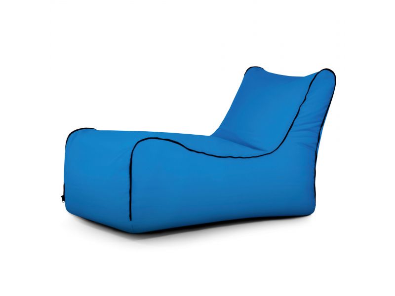 Bean bag Lounge Zip Colorin Azure