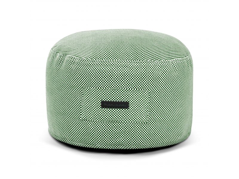Foam Footstool On 60 Capri Green
