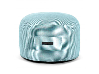 Foam Footstool On 60 Capri Turquoise
