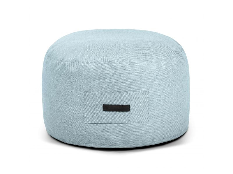 Foam Footstool On 60 Riviera Aquamarine