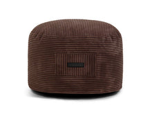 Load image into Gallery viewer, Foam Footstool On 60 Waves Chocolate