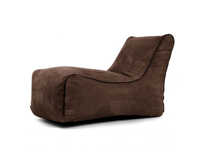 Bean bag Lounge Zip Waves Chocolate