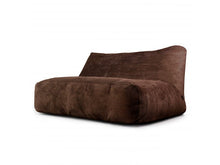 Laden Sie das Bild in den Galerie-Viewer, Bean bag Sofa Tube 160 Waves Chocolate