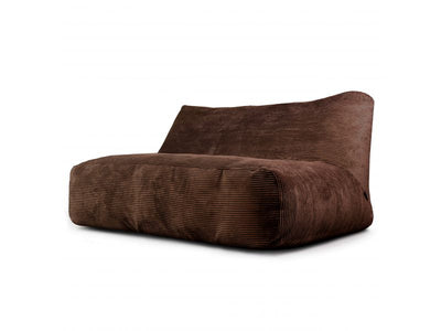 Bean bag Sofa Tube 160 Waves Chocolate
