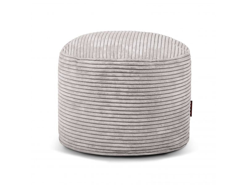 Pouf Mini Waves White Grey