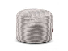Cargar imagen en el visor de la galería, Pouf Mini Waves White Grey