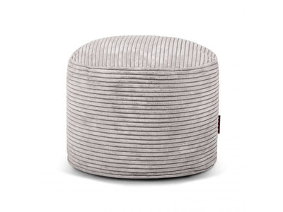 Pouf Mini Waves White Grey