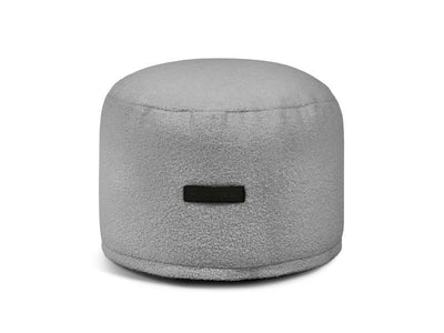 Pouf Mini Teddy White Grey