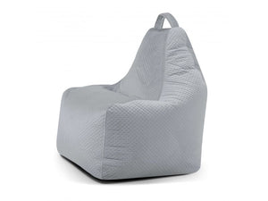 Bean bag Play Icon White Grey