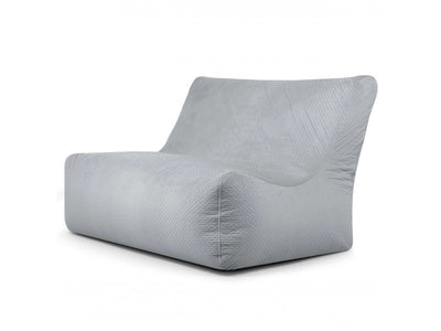 Bean bag Sofa Seat Icon White Grey
