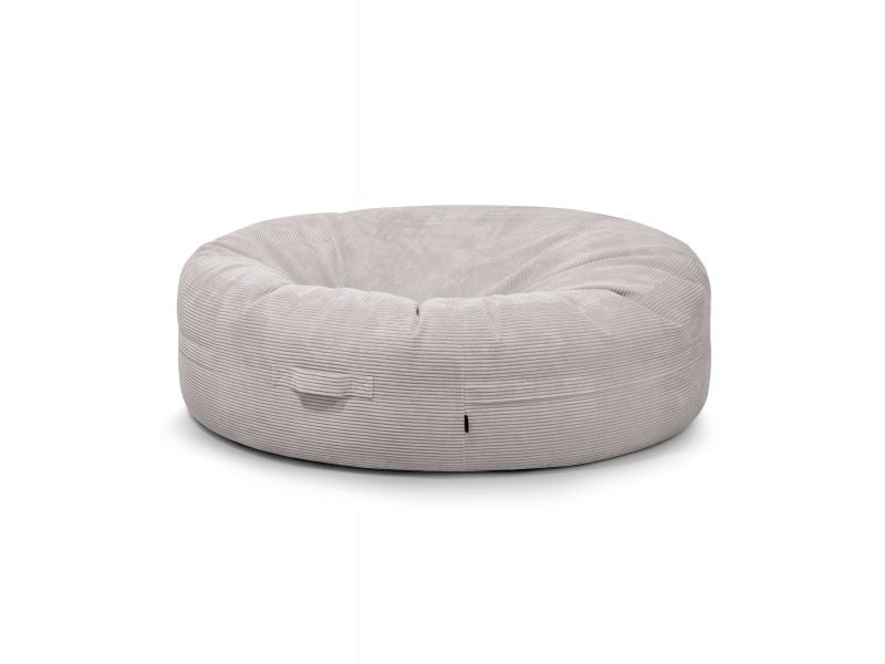 Bean bag Roll 190 Waves White Grey