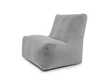 Load image into Gallery viewer, Bean bag Seat 100 Teddy White Grey