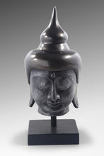 Cargar imagen en el visor de la galería, BUDDHA HEAD ON STAND MEDIUM