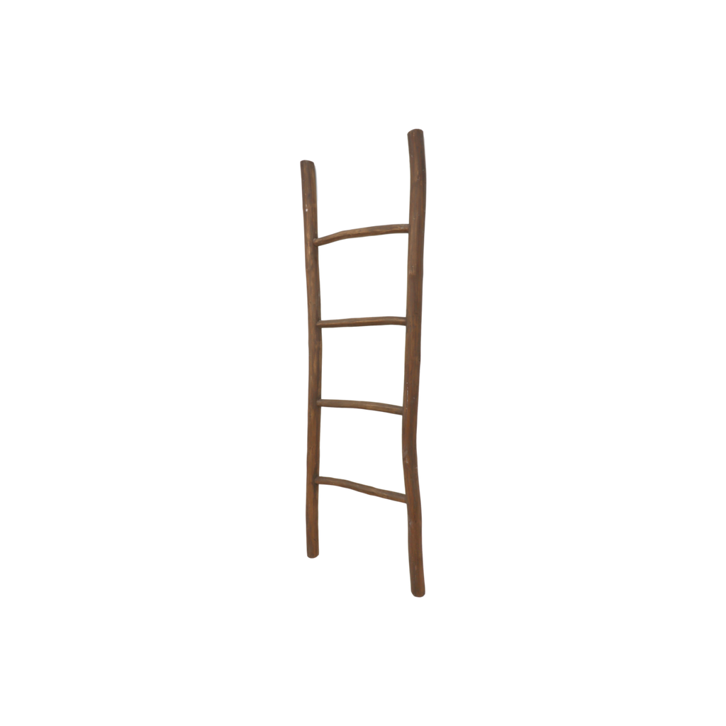 Decorative ladder - antique - teak