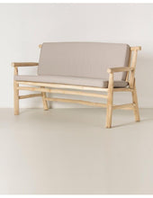 Carica l&#39;immagine nel visualizzatore di Gallery, 2 seater teak sofa