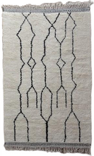 Laden Sie das Bild in den Galerie-Viewer, Moroccan Wool Rug / Authentic Beni Ourain