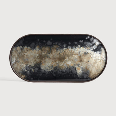 Organic glass tray by Dawn Sweitzer