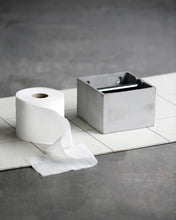 Cargar imagen en el visor de la galería, Toilet paper holder, Cement, Grey