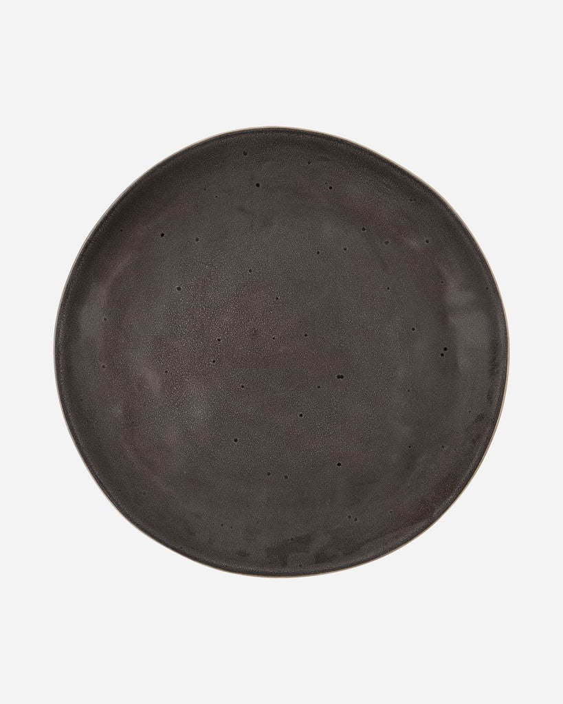 Dinner plate, Rustic, Dark grey