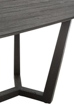 Load image into Gallery viewer, Dining Table Matte Wood/Rattan Black