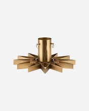 Load image into Gallery viewer, Christmas tree stand, Star, Brass finish
