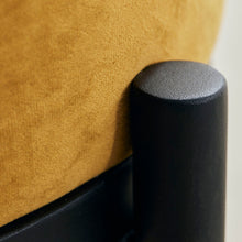 Load image into Gallery viewer, Low Stool with velvet seat