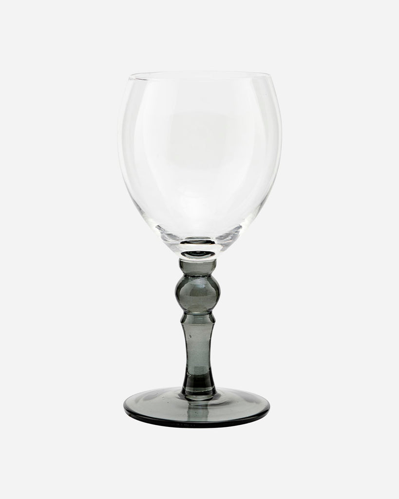 Red wine glass, Clear/Grey