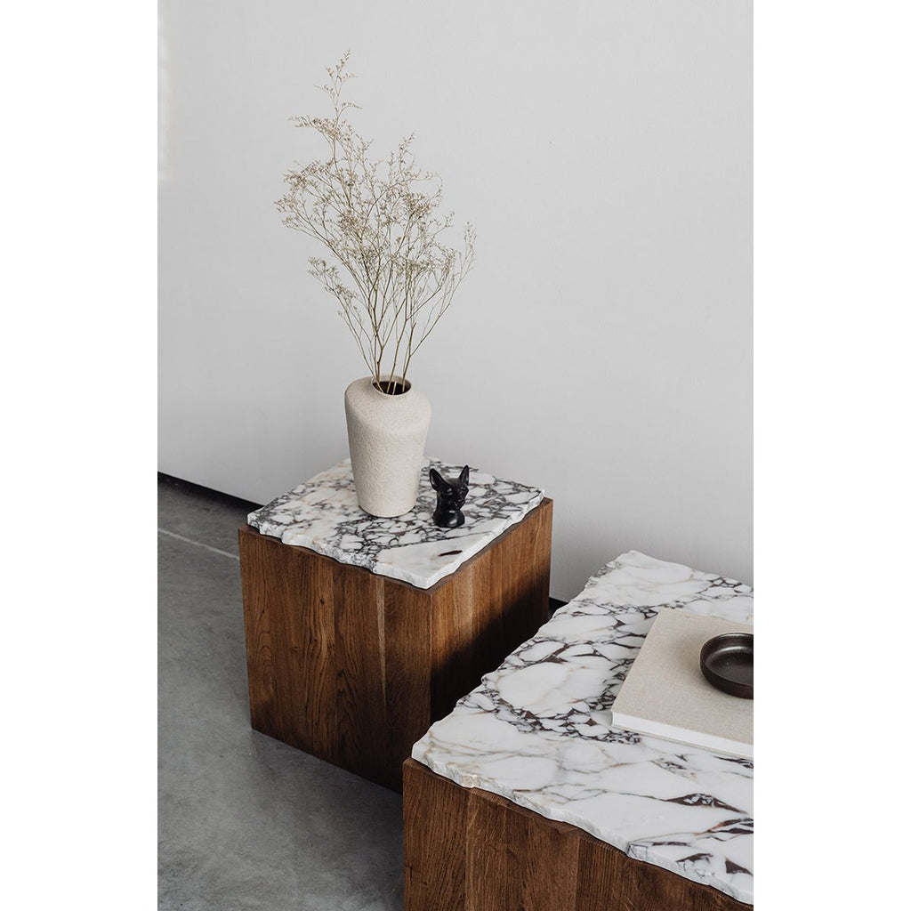 Oak/Marble Coffee table