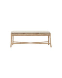 Bench with cushions, Sedeo, Natural
