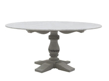 Cargar imagen en el visor de la galería, Marble top round dining table