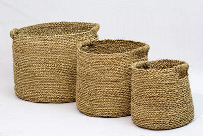 SEAGRASS ROUND BASKET