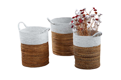 basket, laundry basket, wood basket, basket Limassol, basket Cyprus,  rattan basket, bamboo basket, planter basket, boho basket