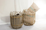 Basket, Kubu Grey set of 2