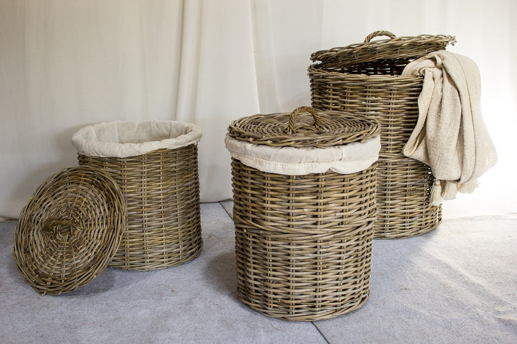 laundry basket, laundry basket with lid, laundry basket Limassol, laundry basket Cyprus