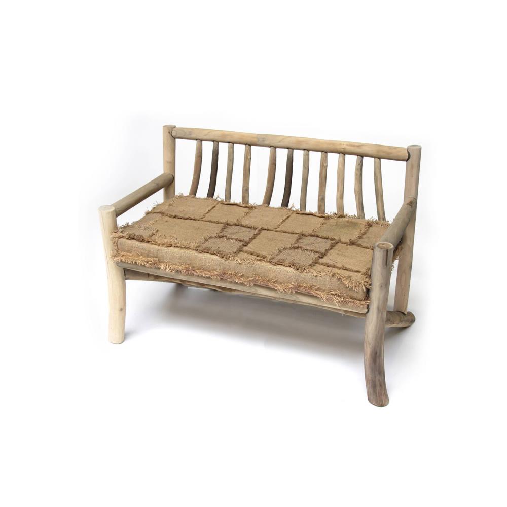 Teak branch sofa