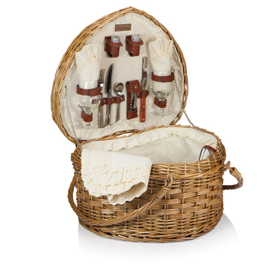 Heart Basket - Antique White